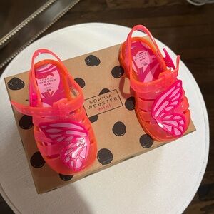 Sophia Webster Kids Pink Sandals for Summer Jelly Girls Shoes